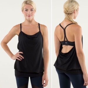 Lululemon CYB Tank Black Sz 6